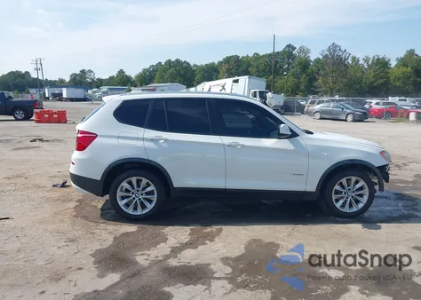 2014 BMW X3 xDrive28I z USA, uszkodzony, nr VIN 5UXWX9C58E0D42399